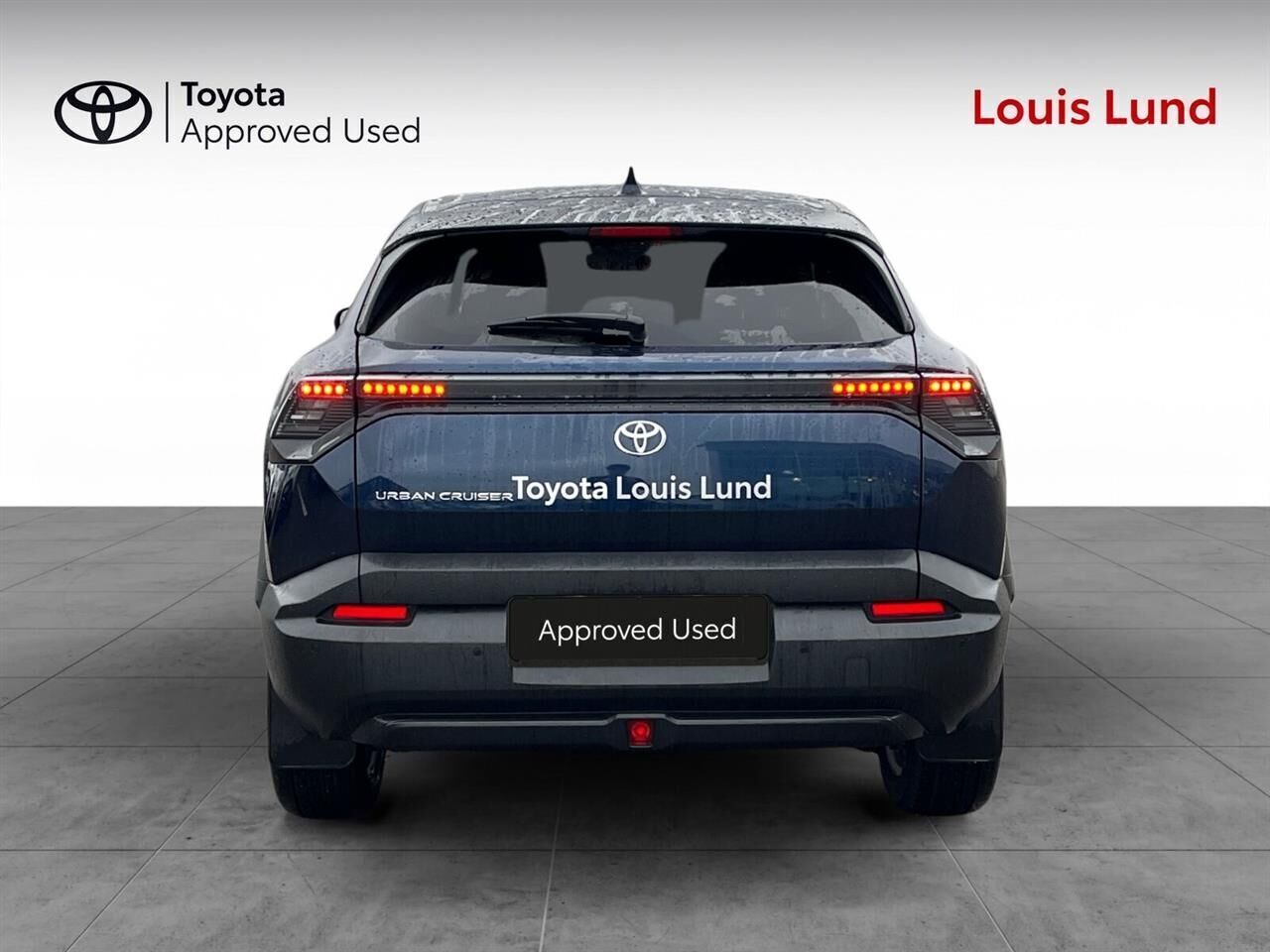 Blå Toyota Urban Cruiser fra 2026