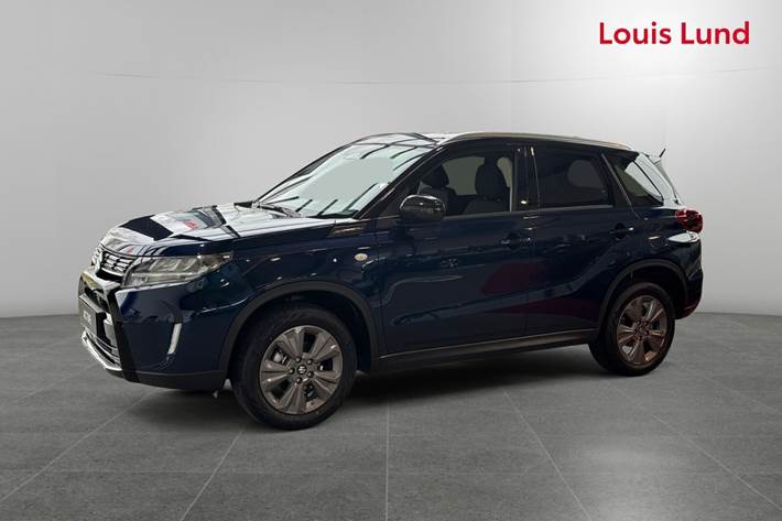 Blå Suzuki Vitara fra 2025 set udefra