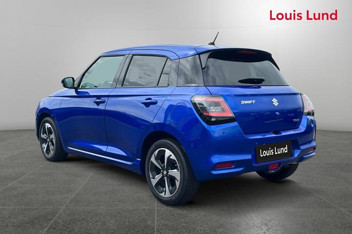 Blå Suzuki Swift fra 2026