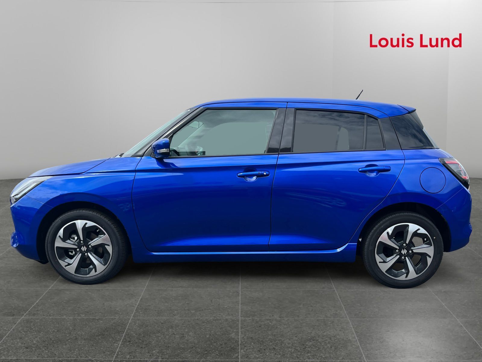 Blå Suzuki Swift fra 2026
