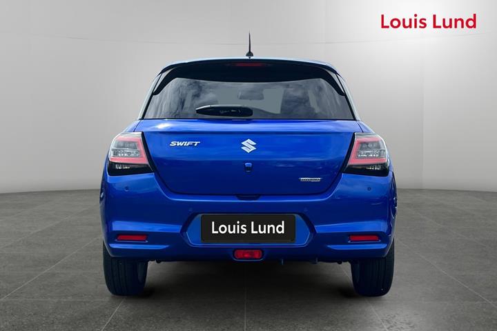 Blå Suzuki Swift fra 2026