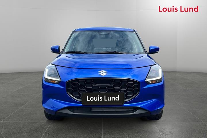 Blå Suzuki Swift fra 2026