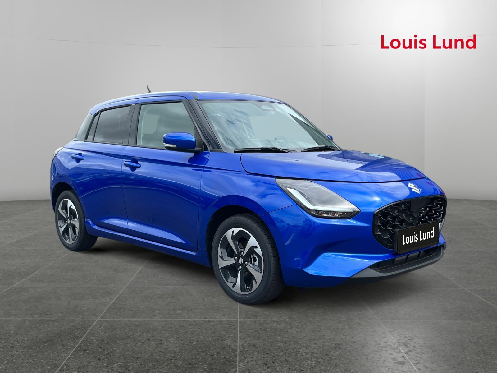 Blå Suzuki Swift fra 2026