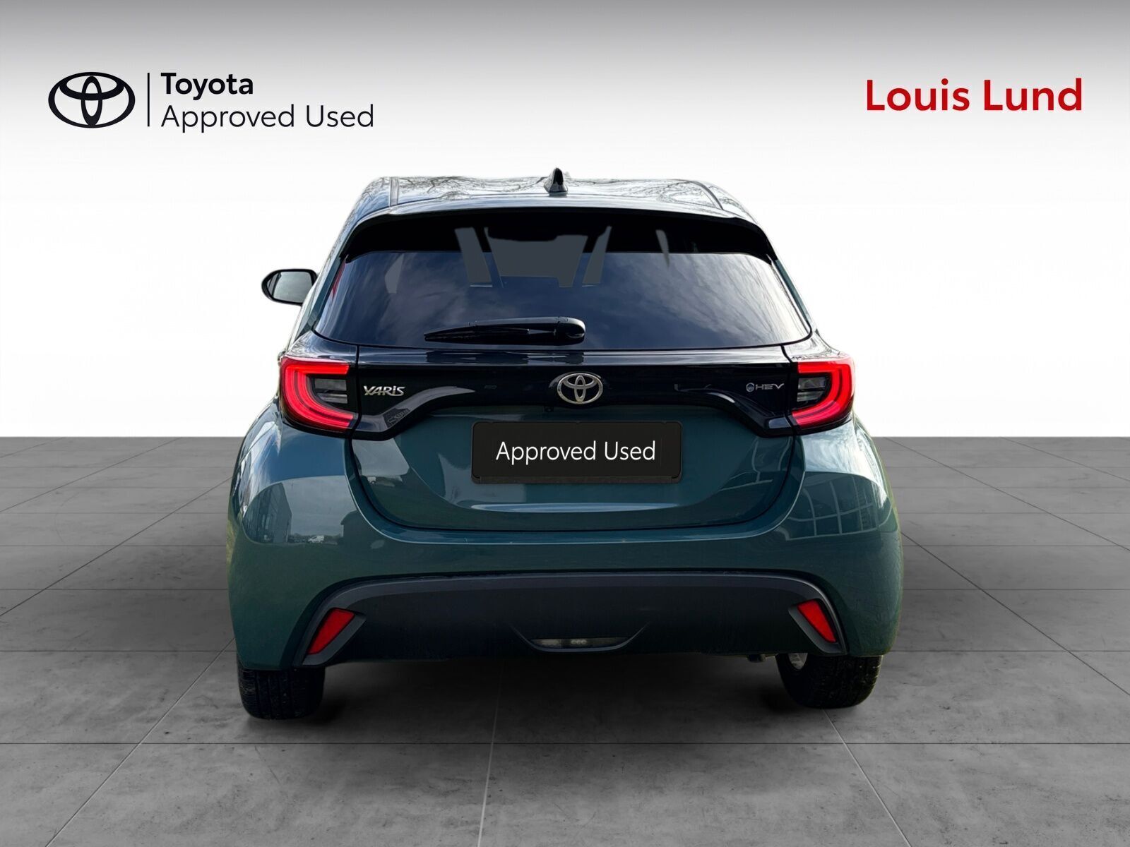 Grøn Toyota Yaris fra 2025