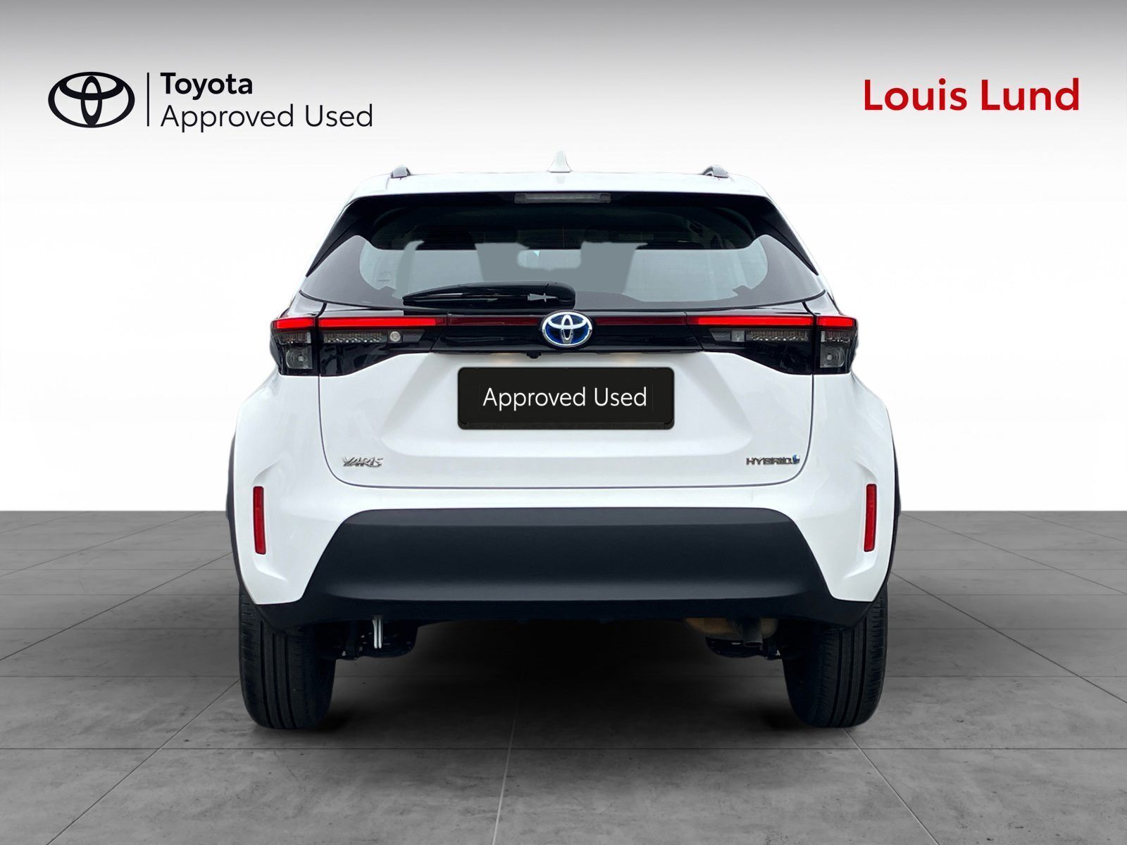Hvid Toyota Yaris Cross fra 2024