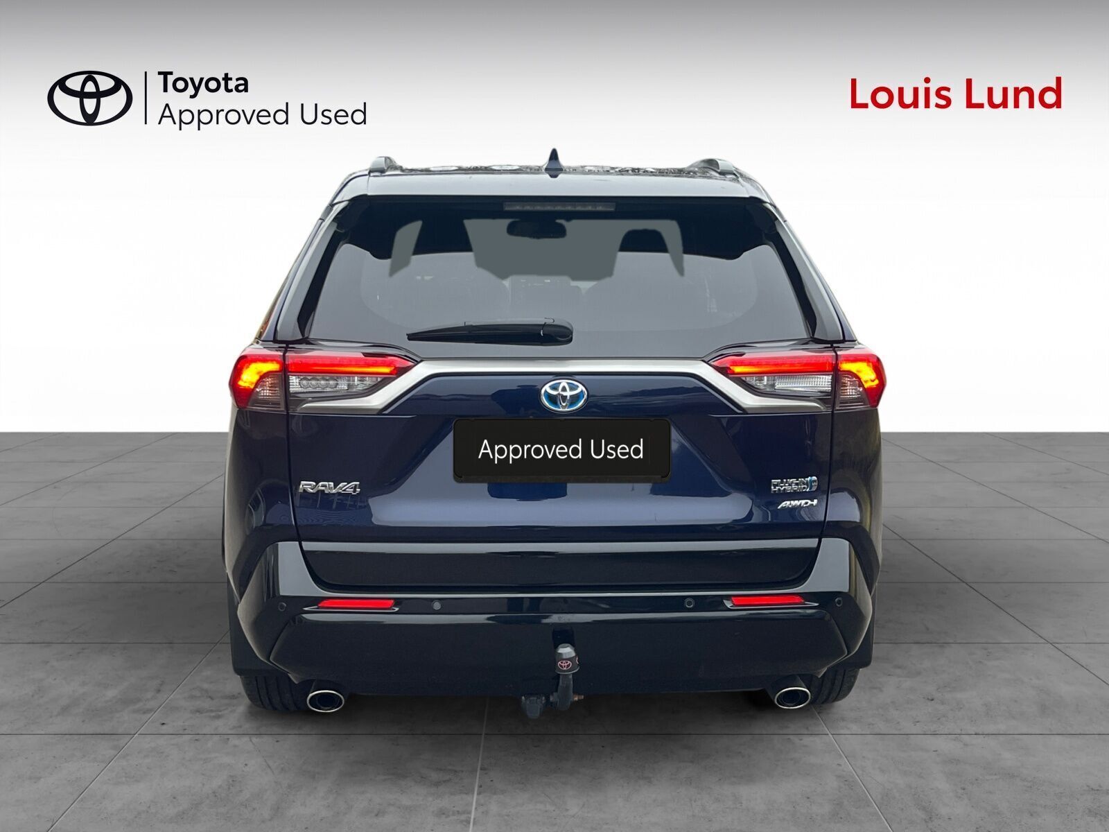 Blå Toyota RAV4 Plug-in fra 2021