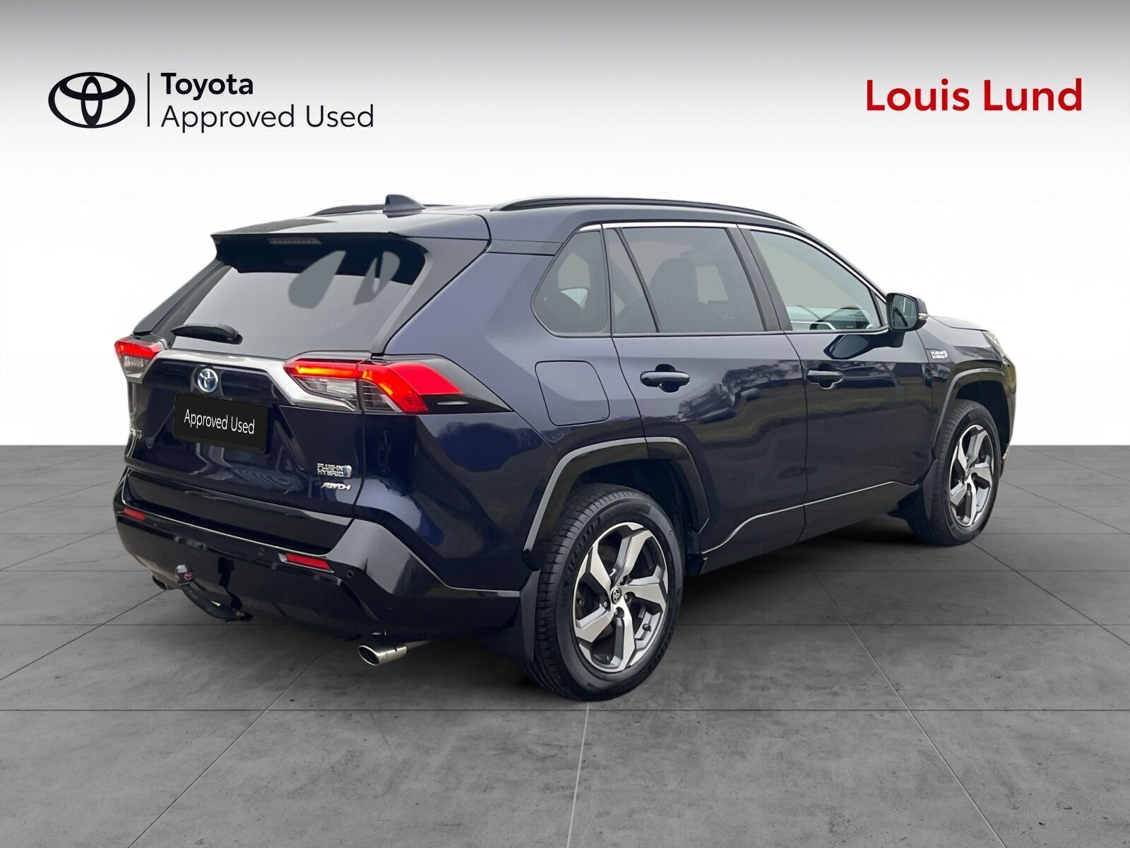 Blå Toyota RAV4 Plug-in fra 2021
