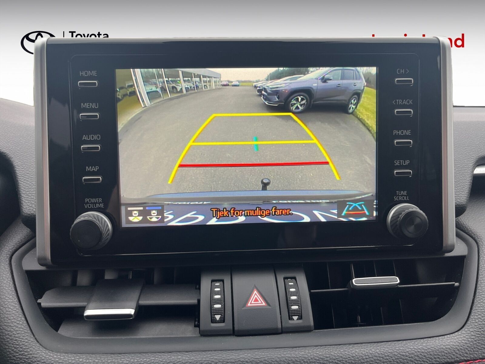 Blå Toyota RAV4 Plug-in fra 2021