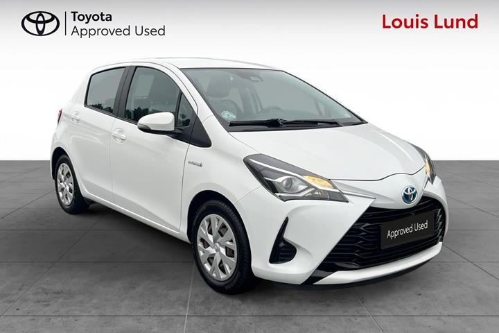Hvid Toyota Yaris fra 2018
