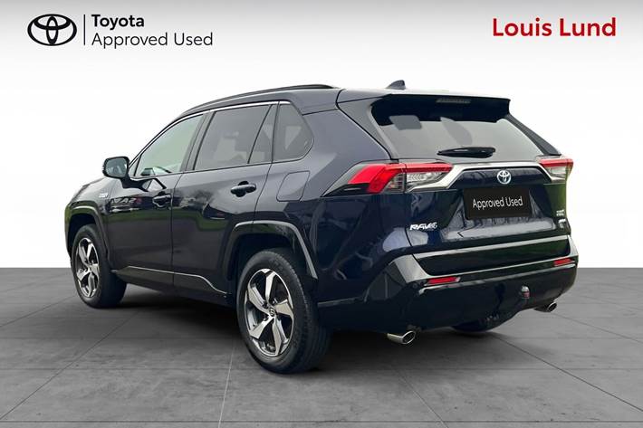 Blå Toyota RAV4 Plug-in fra 2021