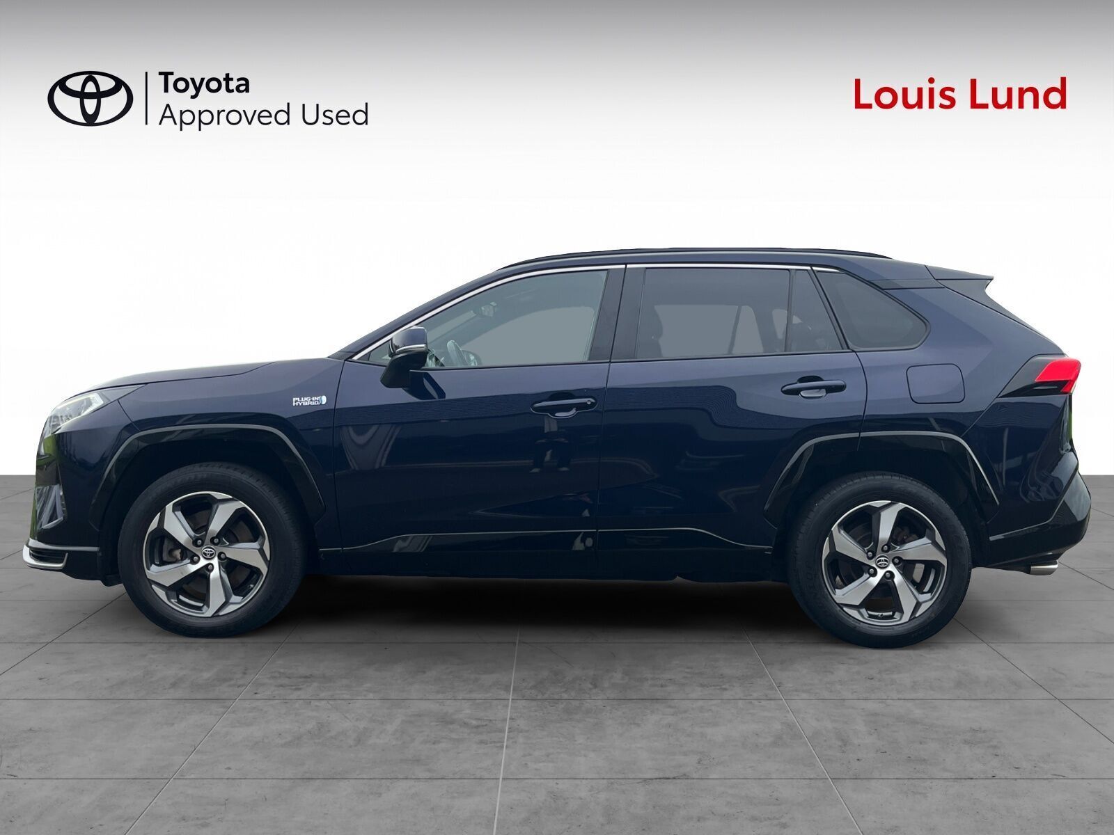 Blå Toyota RAV4 Plug-in fra 2021