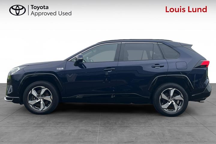 Blå Toyota RAV4 Plug-in fra 2021