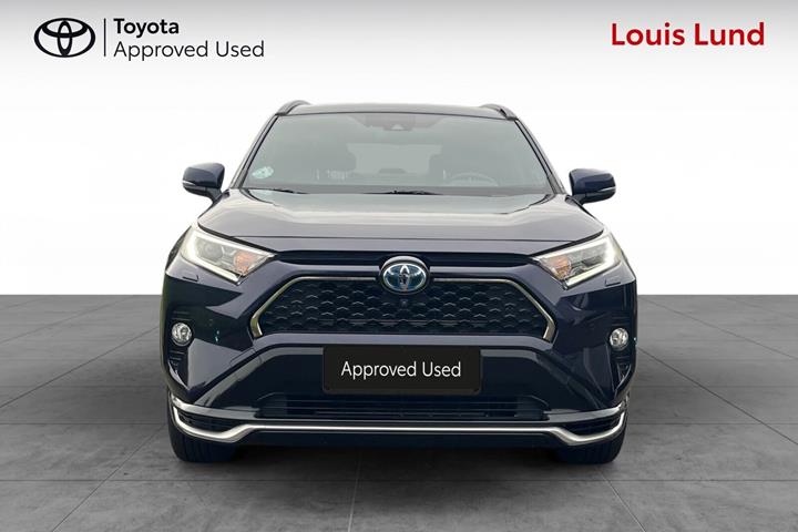 Blå Toyota RAV4 Plug-in fra 2021