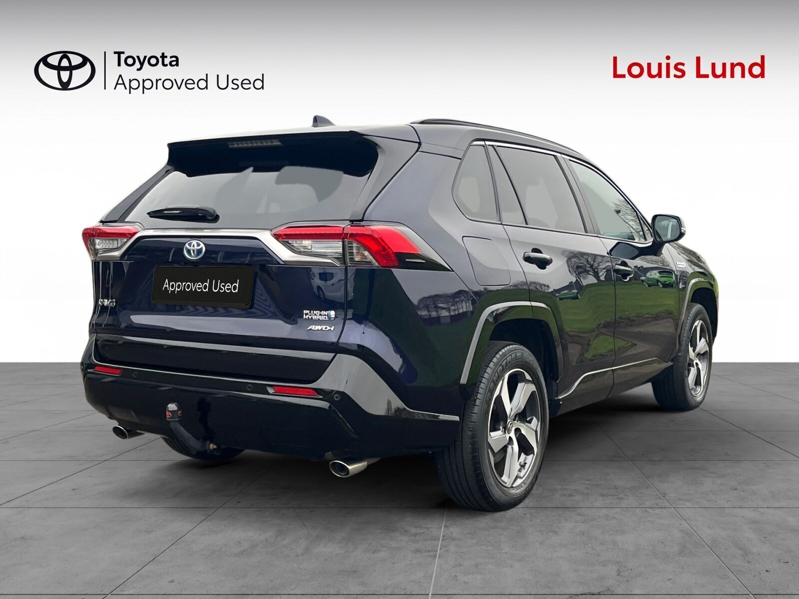 Blå Toyota RAV4 Plug-in fra 2021