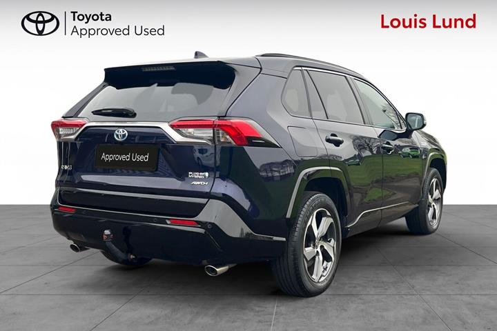 Blå Toyota RAV4 Plug-in fra 2021