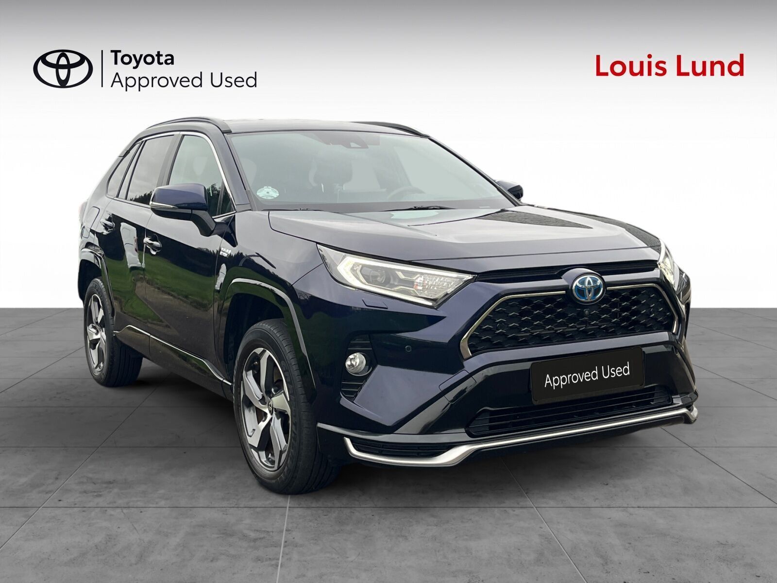Blå Toyota RAV4 Plug-in fra 2021