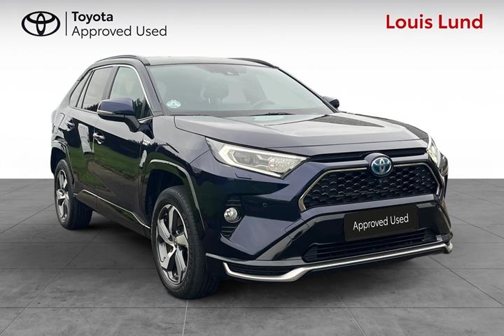 Blå Toyota RAV4 Plug-in fra 2021