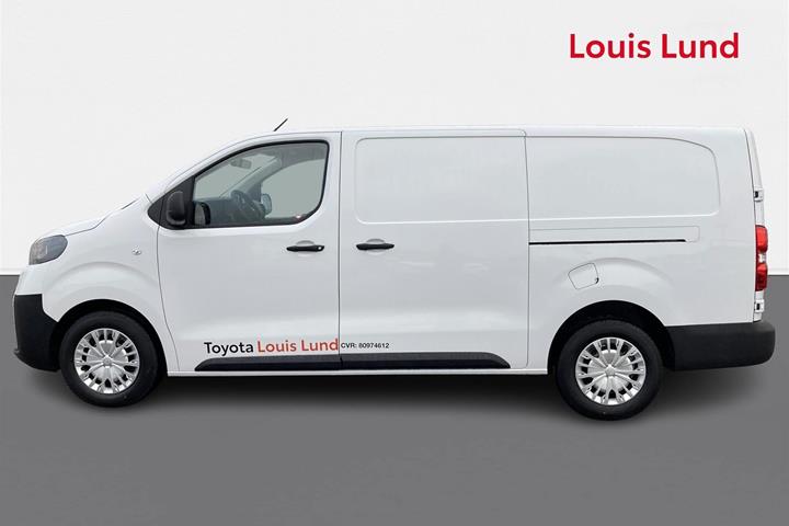 Hvid Toyota ProAce fra 2025