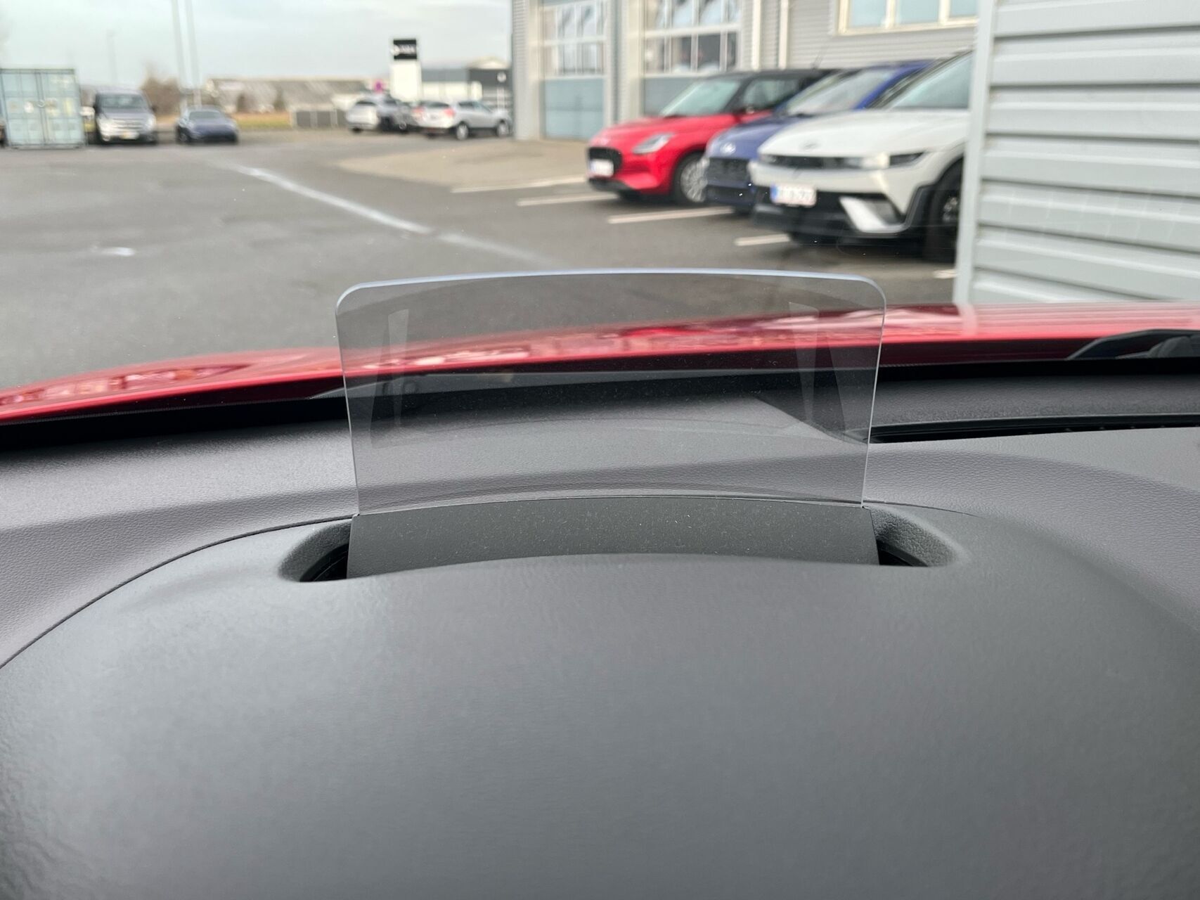 Rød Hyundai Kona fra 2020