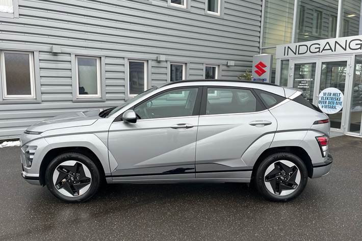 Sølv Hyundai Kona fra 2025