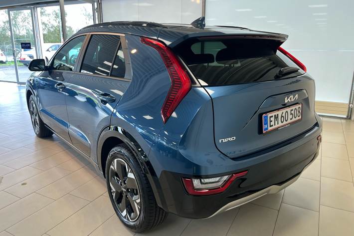 Blå Kia Niro EV fra 2025