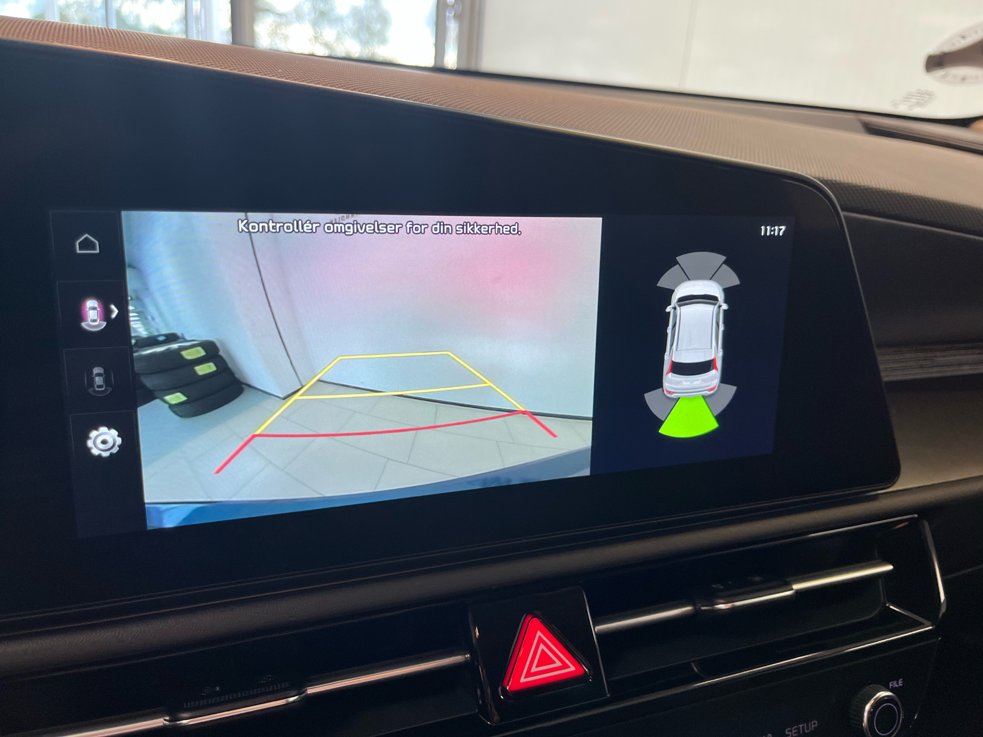Blå Kia Niro EV fra 2025