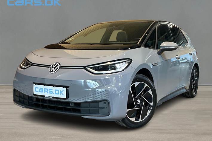 Grå VW ID.3 fra 2020 set udefra