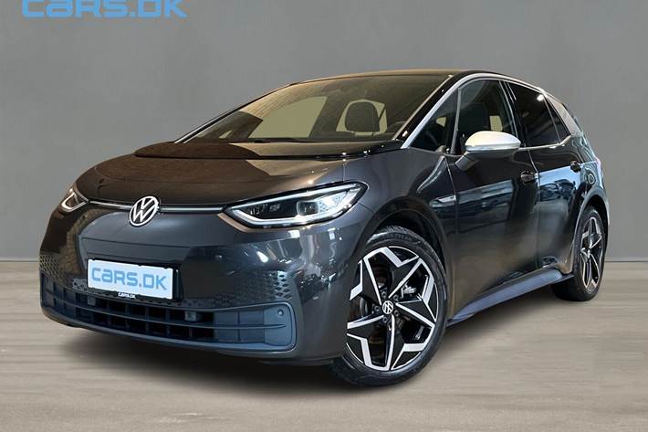 Grå VW ID.3 fra 2020 set udefra