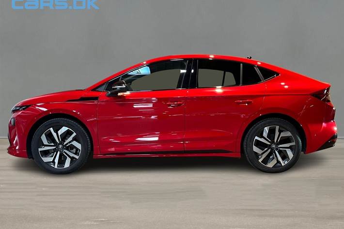 Rød Skoda Enyaq fra 2025