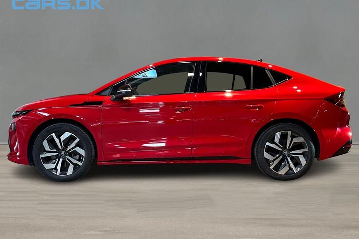 Rød Skoda Enyaq fra 2025