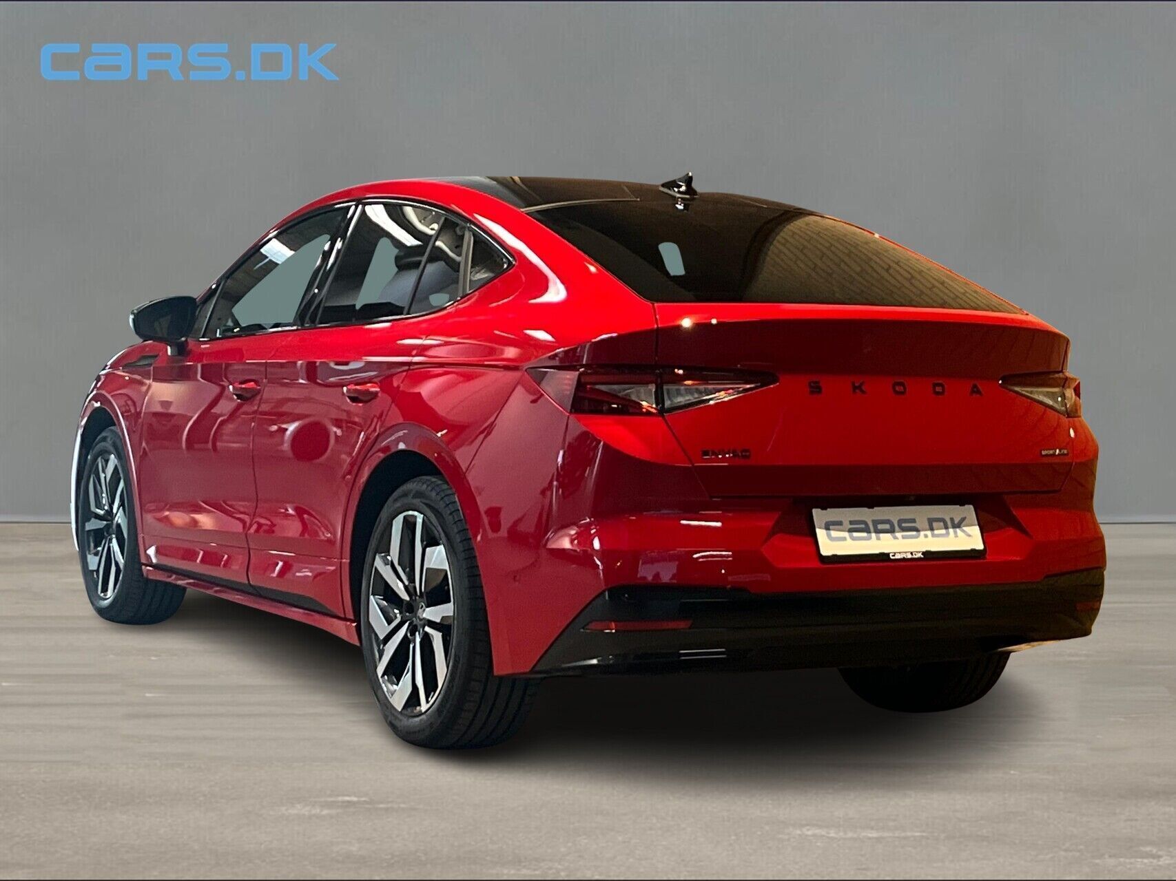 Rød Skoda Enyaq fra 2025