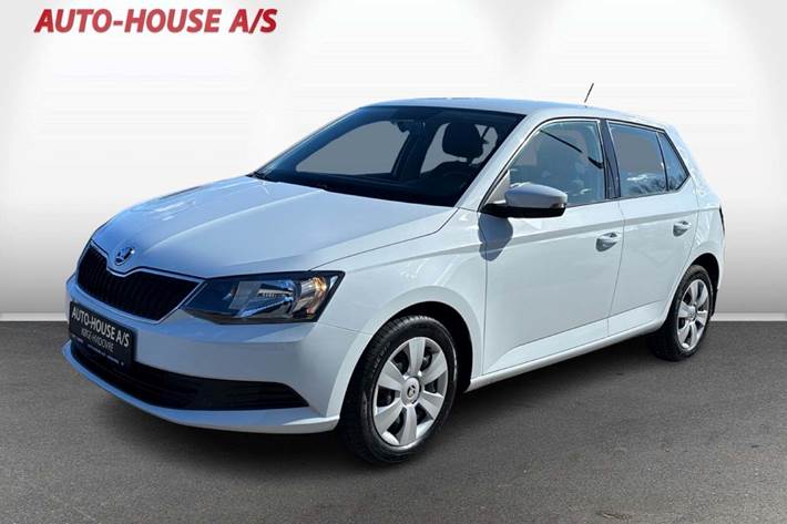 Hvid Skoda Fabia fra 2017