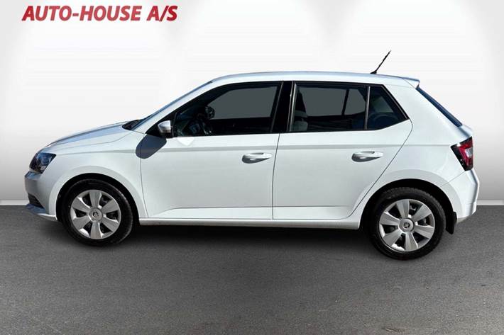 Hvid Skoda Fabia fra 2017
