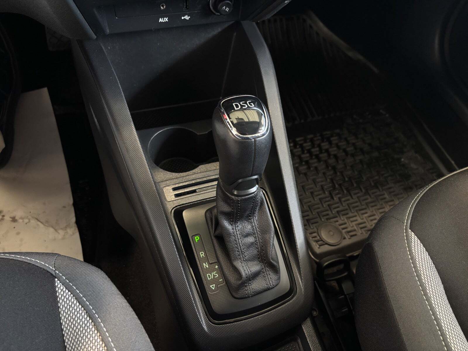 Hvid Skoda Fabia fra 2017