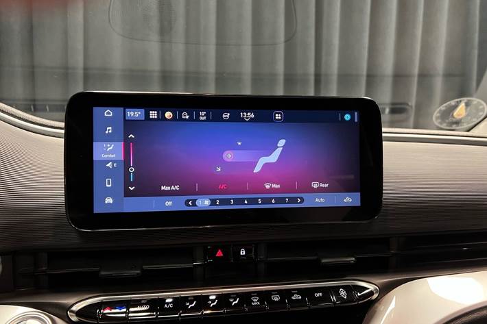 Blå Fiat 500e fra 2022