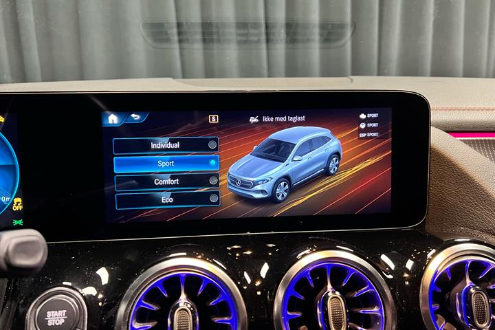 Hvid Mercedes EQA 250 fra 2022