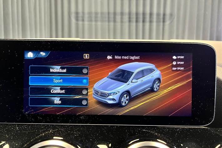 Sort Mercedes EQA 250 fra 2022