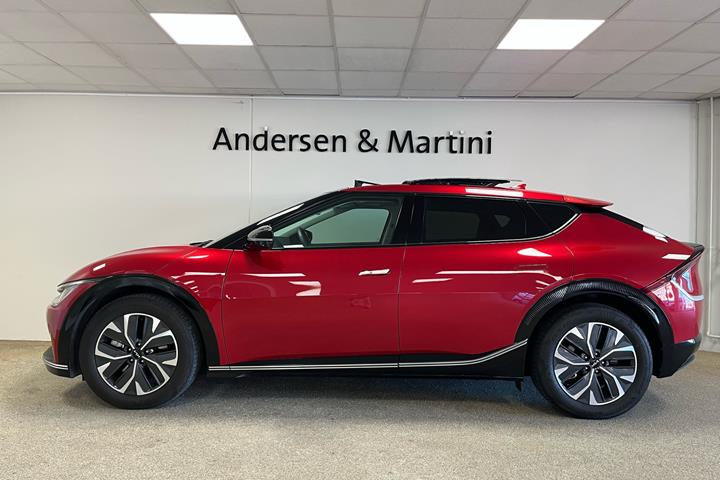 Rød Kia EV6 fra 2024