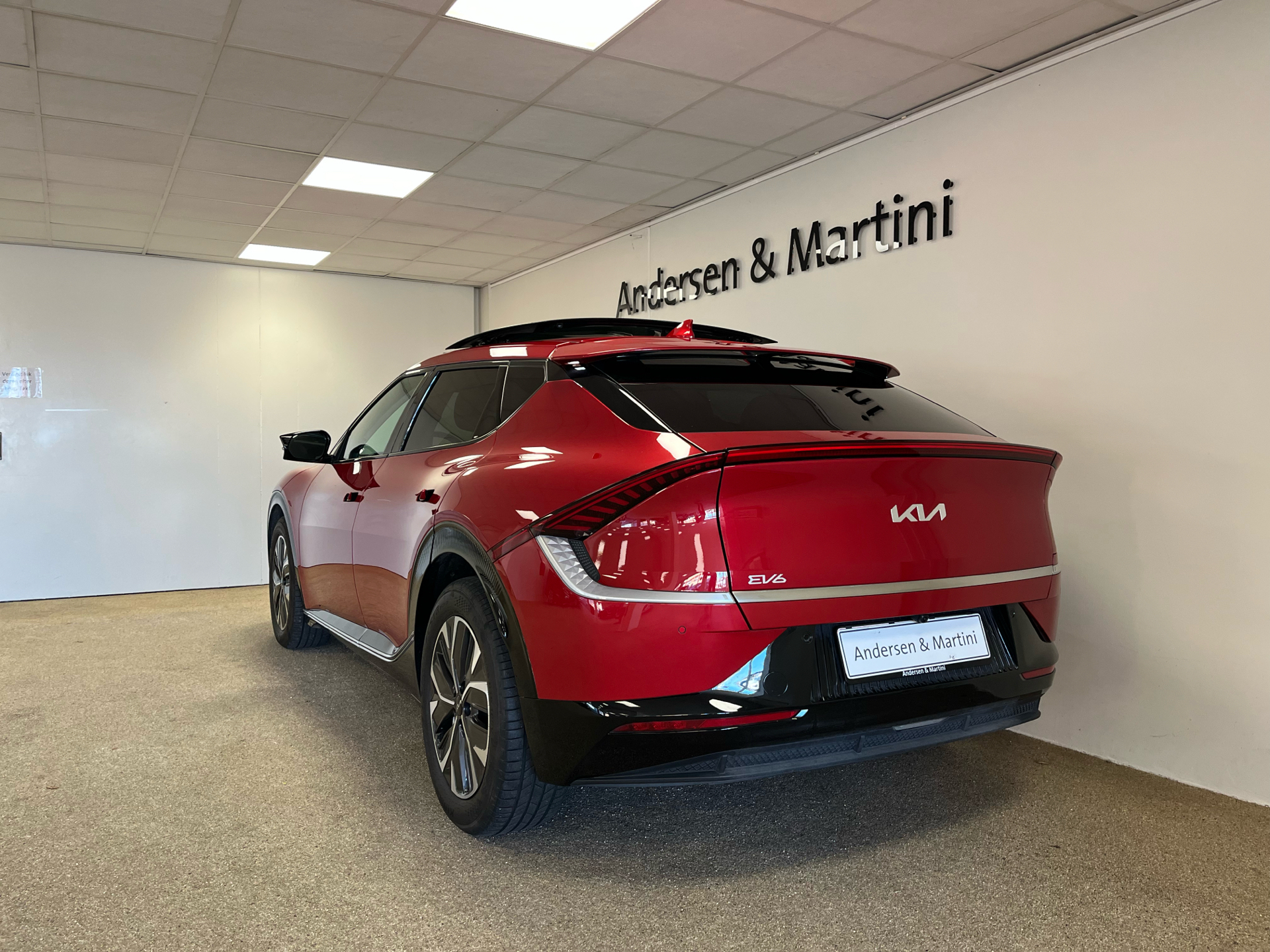 Rød Kia EV6 fra 2024