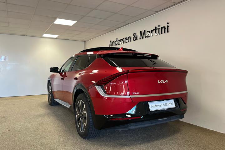Rød Kia EV6 fra 2024