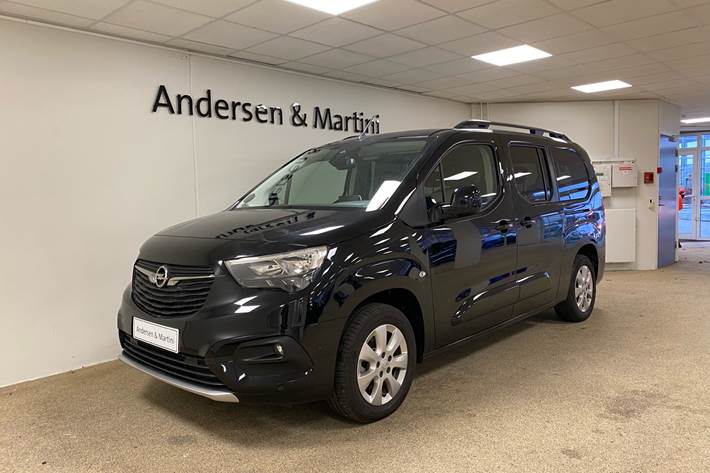 Sort Opel Combo-e Life fra 2023