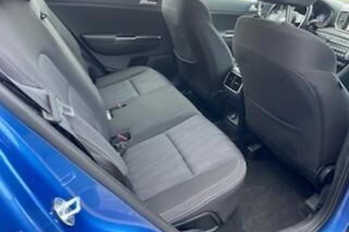 Blå Kia Sportage fra 2019