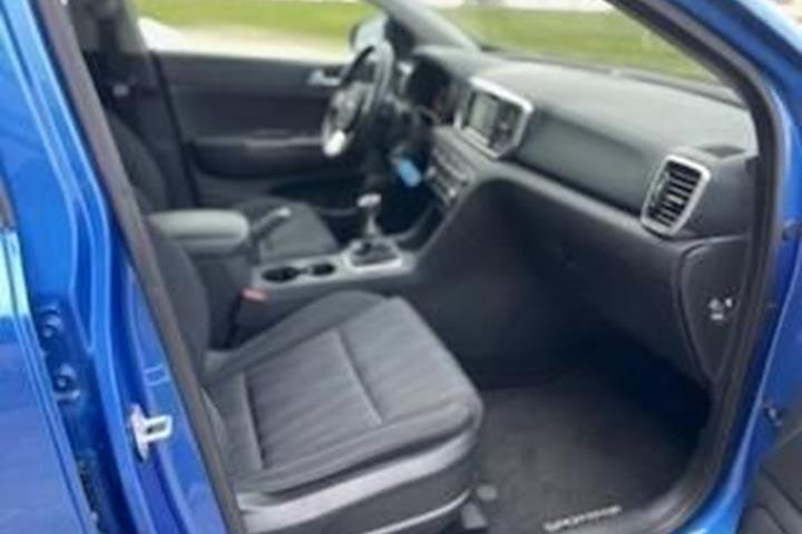 Blå Kia Sportage fra 2019