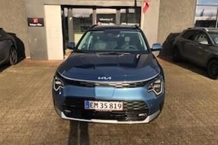 Blå Kia Niro EV fra 2025