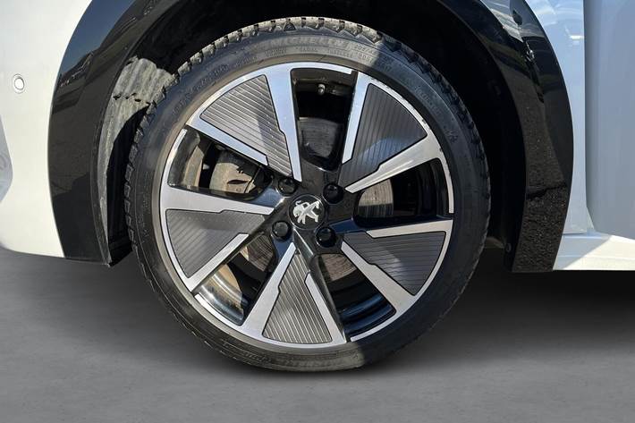 Hvid Peugeot e-208 fra 2020