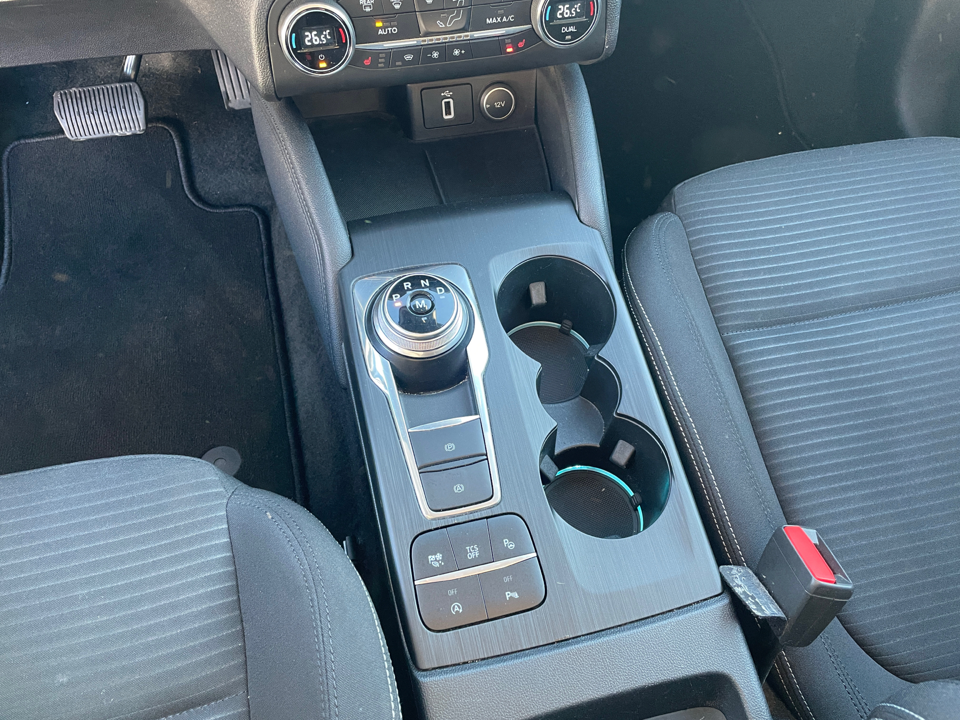 Blå Ford Focus fra 2019