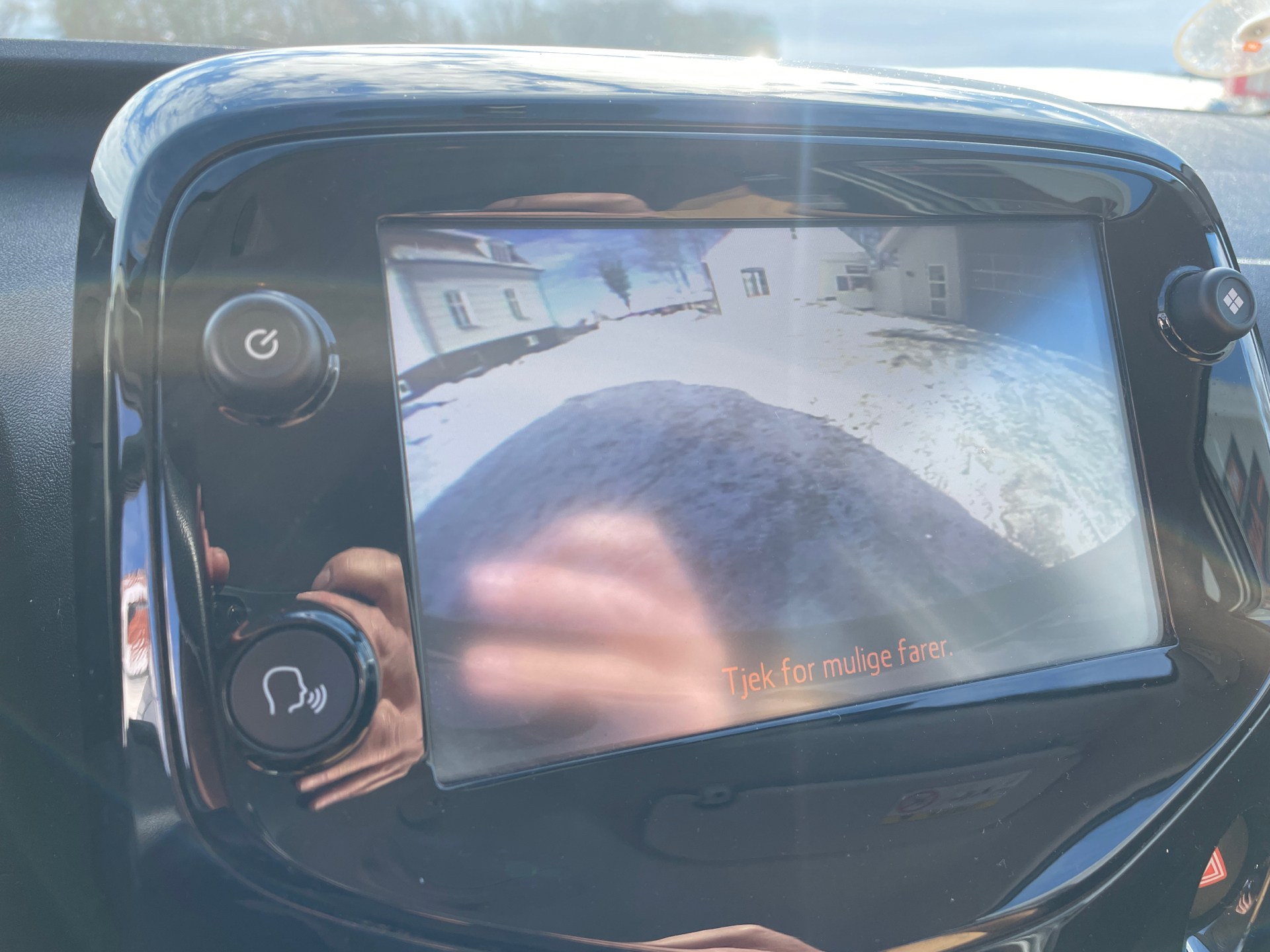 Hvid Toyota Aygo fra 2014