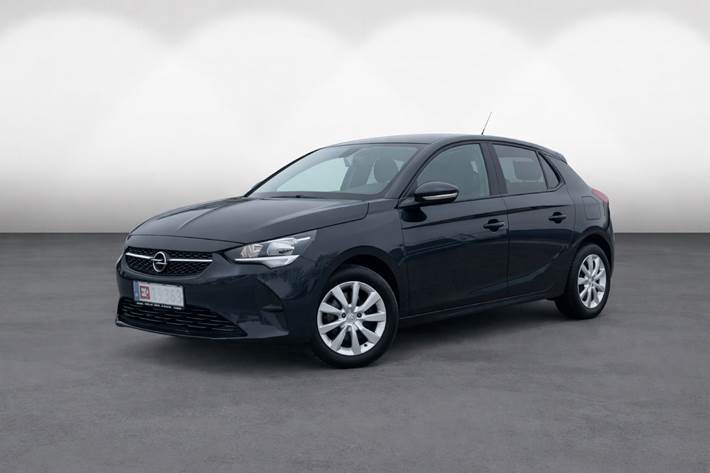 Sort Opel Corsa fra 2020 set udefra
