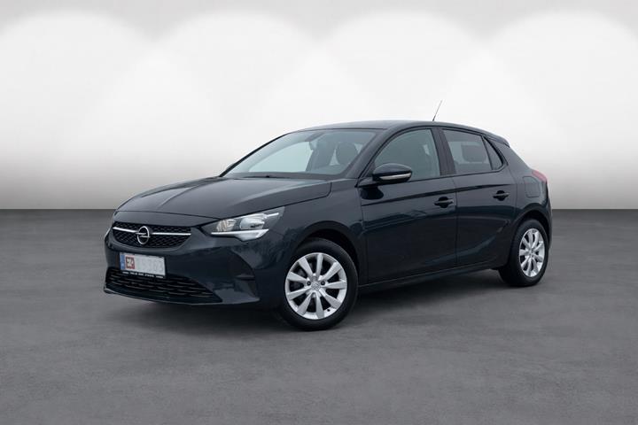Sort Opel Corsa fra 2020 set udefra