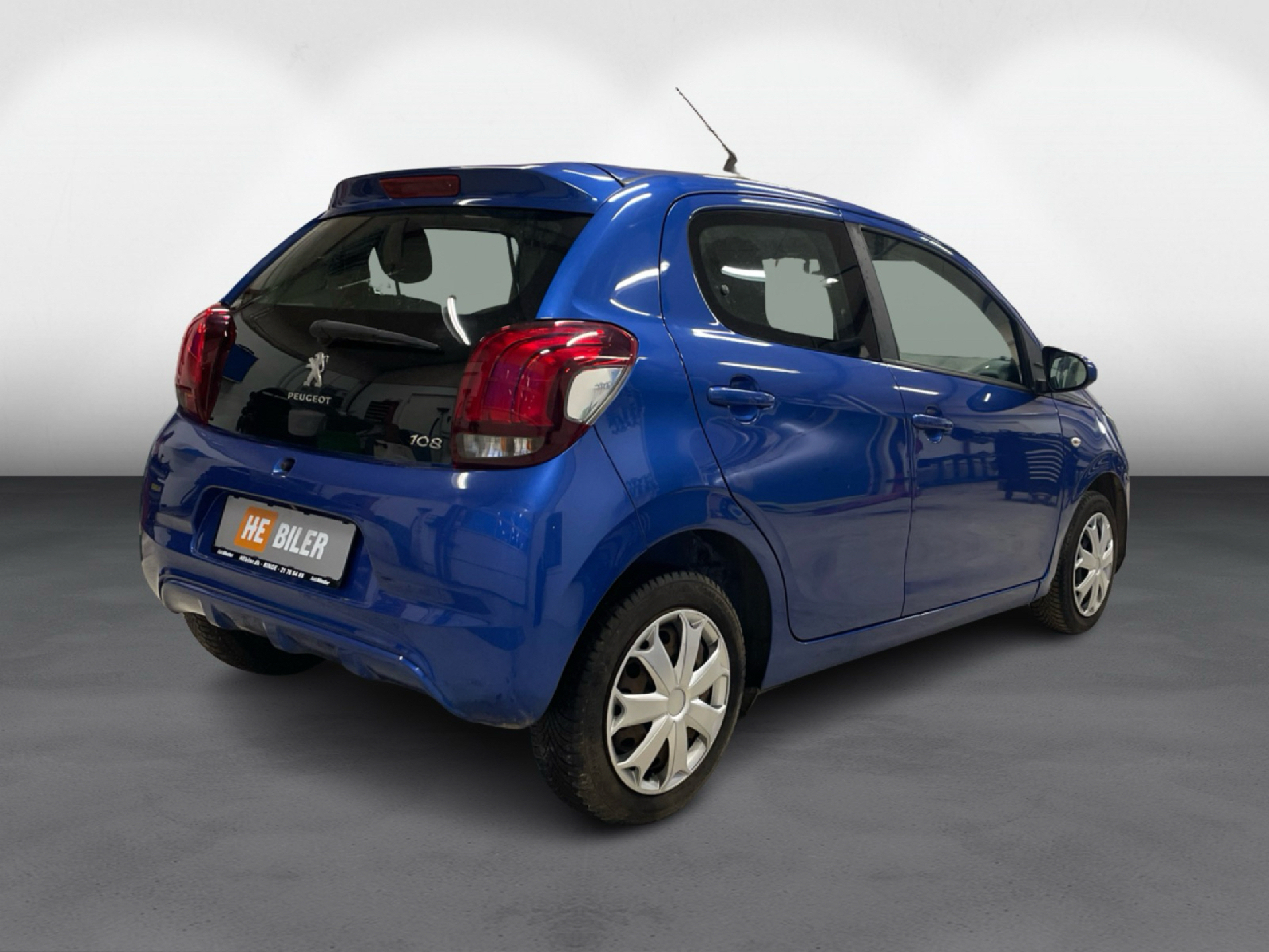 Blå Peugeot 108 fra 2019